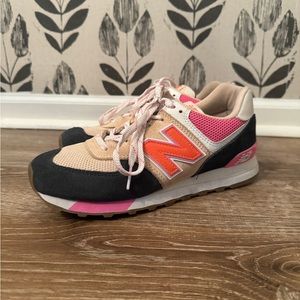 Women’s New Balance 574 Color Block Tennis Shoes size 7.5